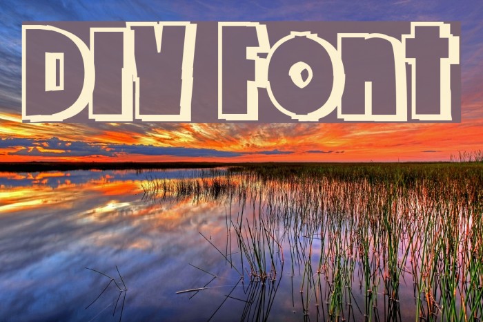 DIY Font examples