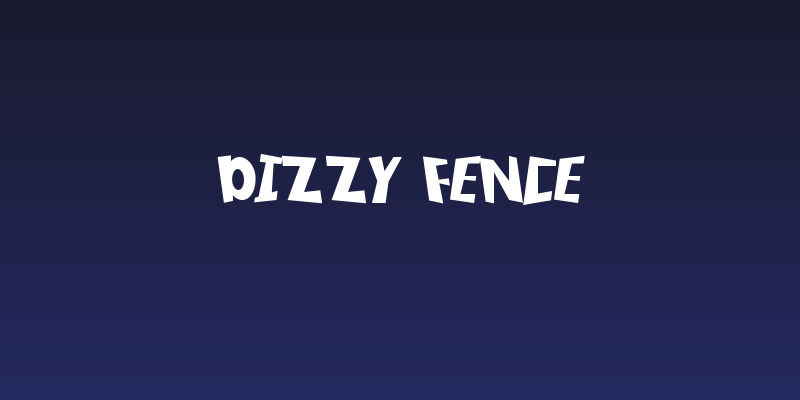 DIZZY FENCE Social Header