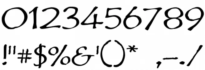 DiMurphic Font OTHER CHARS