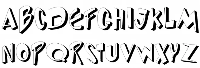 DiPed Thick Schriftart Groß
