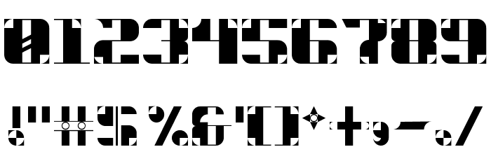 DiSJAMES Regular Font OTHER CHARS