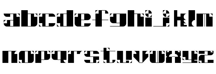 DiSJAMES Regular Font LOWERCASE