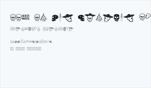 Dia De Los Muertos BV Business Card