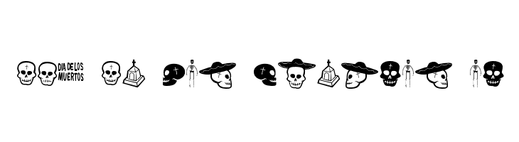 Dia De Los Muertos OT Font