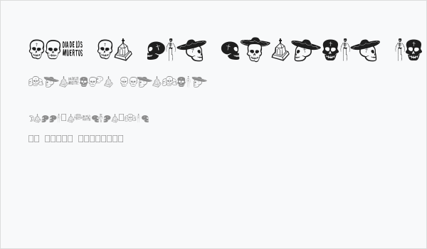 Dia De Los Muertos OT Business Card