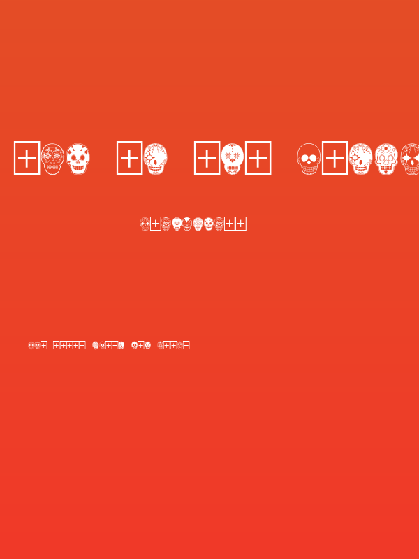 Dia de los Muertos Limited Free Version Poster