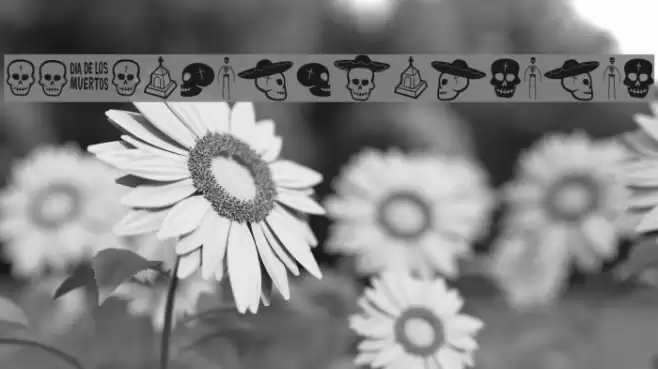 DiaDeLosMuertosOT Font examples