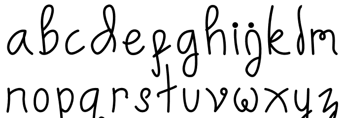 Diableg Font LOWERCASE