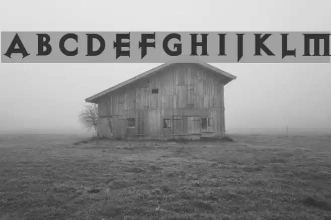 Diablo Heavy Font examples