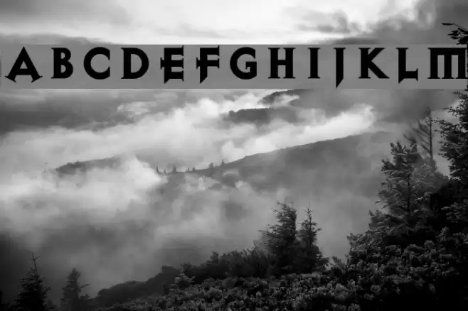 Diablo Heavy Font examples