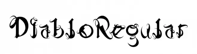 DiabloRegular  baixar fontes gratis