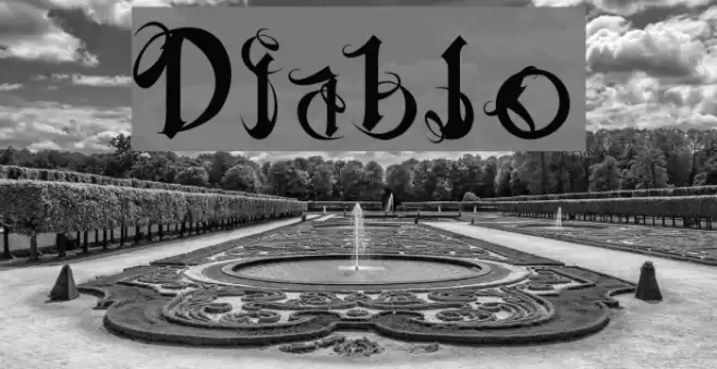 Diablo Font examples