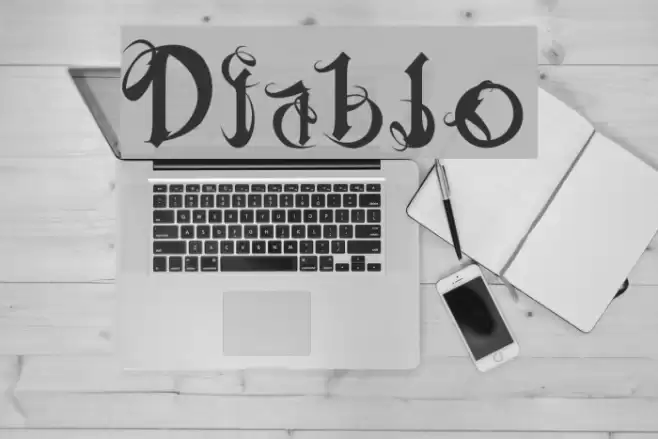 Diablo Font examples