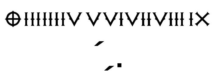 Diabolica Font OTHER CHARS