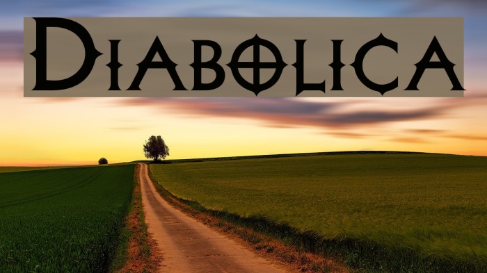Diabolica Font examples