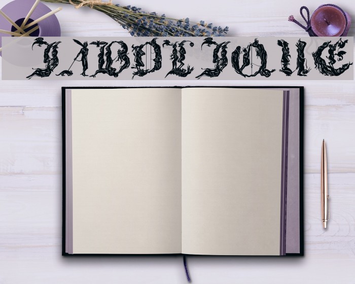 Diabolique Font examples