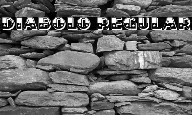 Diabolo Regular フォント examples