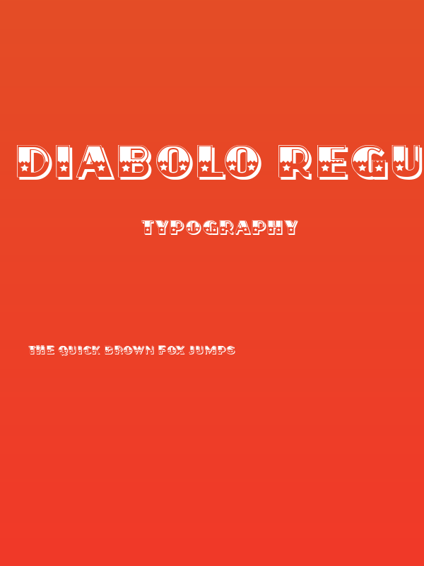 Diabolo Regular Poster