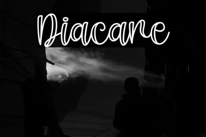 Diacare Font examples