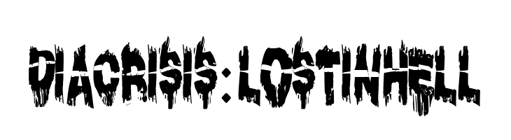 Diacrisis: Lost in Hell  font caratteri gratis