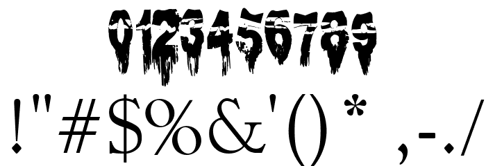 Diacrisis: Lost in Hell Font OTHER CHARS
