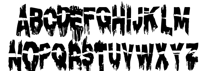 Diacrisis: Lost in Hell Font LOWERCASE