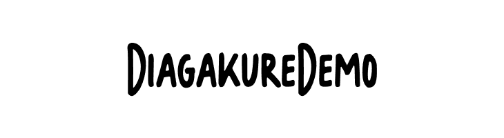 DiagakureDemo  Free Fonts Download