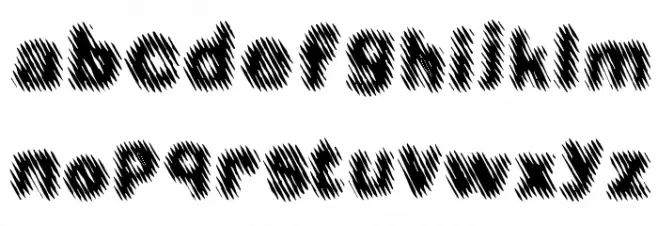 Diager Font UPPERCASE