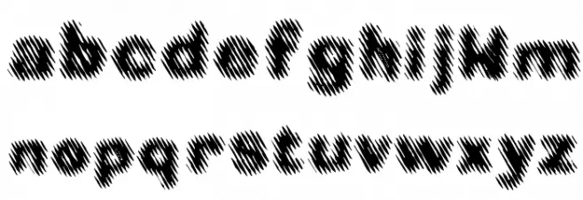 Diager Шрифта строчной