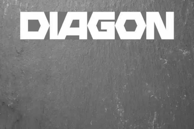 Diagon Шрифта examples