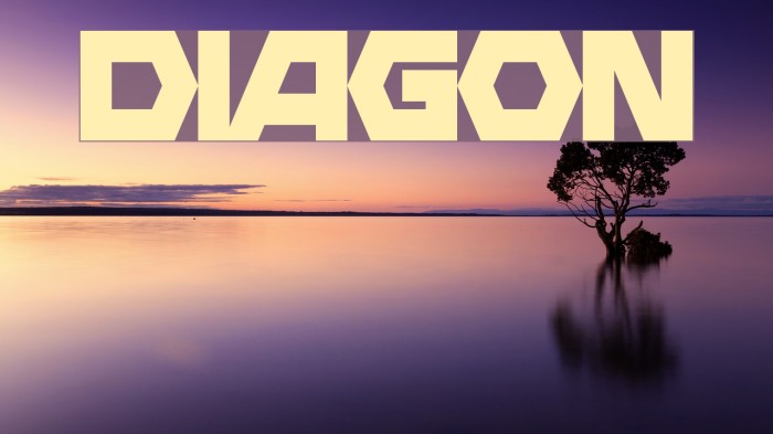Diagon Font examples