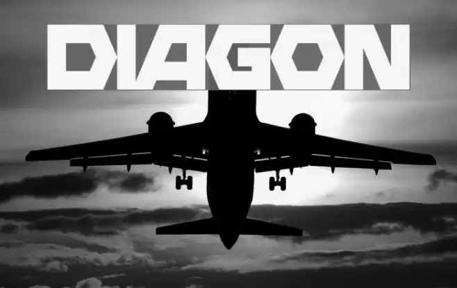 Diagon Шрифта examples
