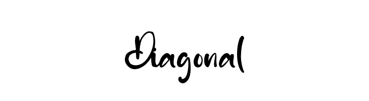 Diagonal  Скачать бесплатные шрифты