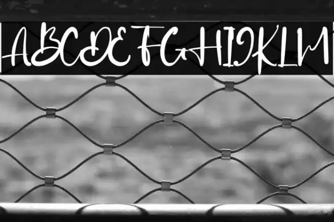 Diagonal Font examples