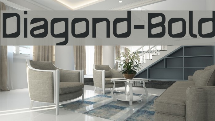 Diagond-Bold Font examples