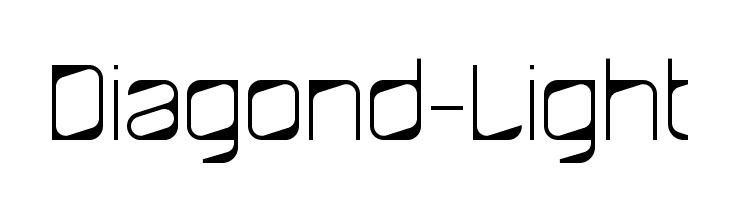 Diagond-Light Font