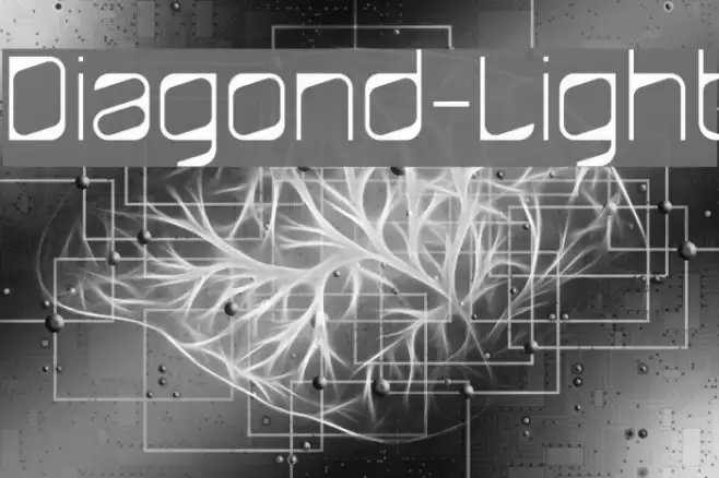 Diagond-Light Font examples