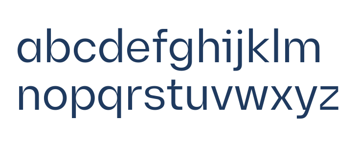 Diagramm Regular Lowercase