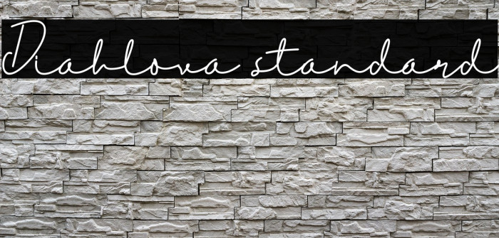 Diahlova standard Example 1