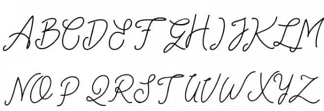 Diahlova Schriftart Groß