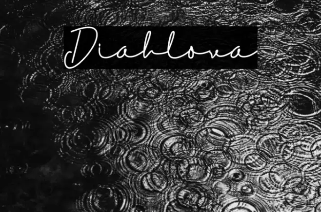 Diahlova Font examples