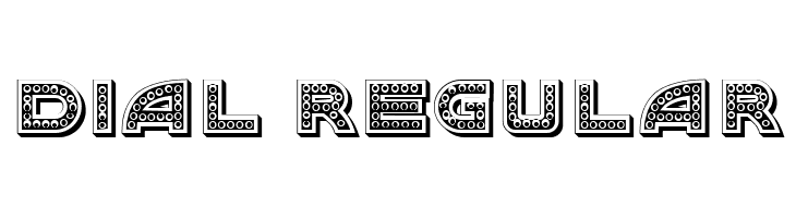 Dial Regular  Frei Schriftart Herunterladen