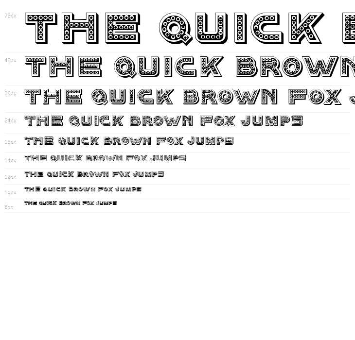 Dial Regular Waterfall