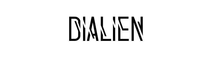 Dialien  免费字体下载