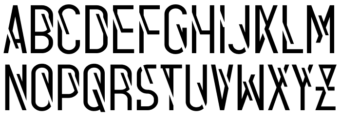 Dialien Font LOWERCASE