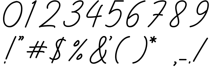 Diallome Demo Font OTHER CHARS