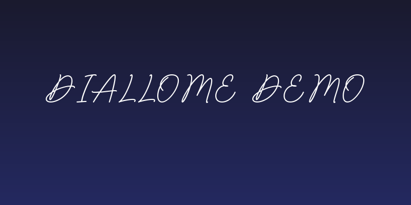 Diallome Demo Social Header