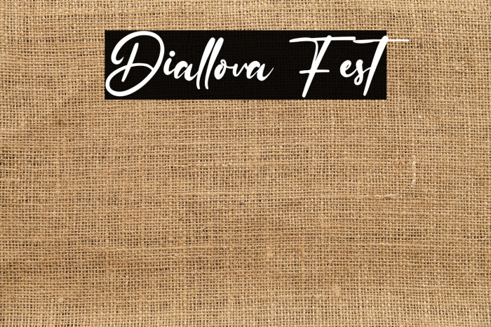 Diallova Fest Example 2