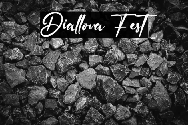 Diallova Fest Font examples