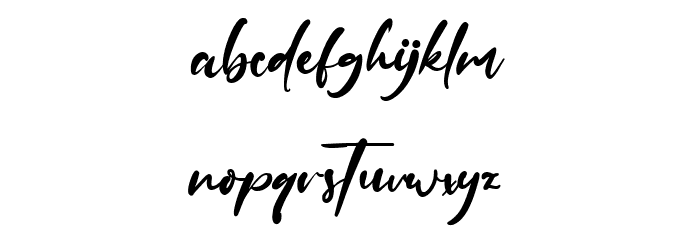 Diallova Fest Font LOWERCASE